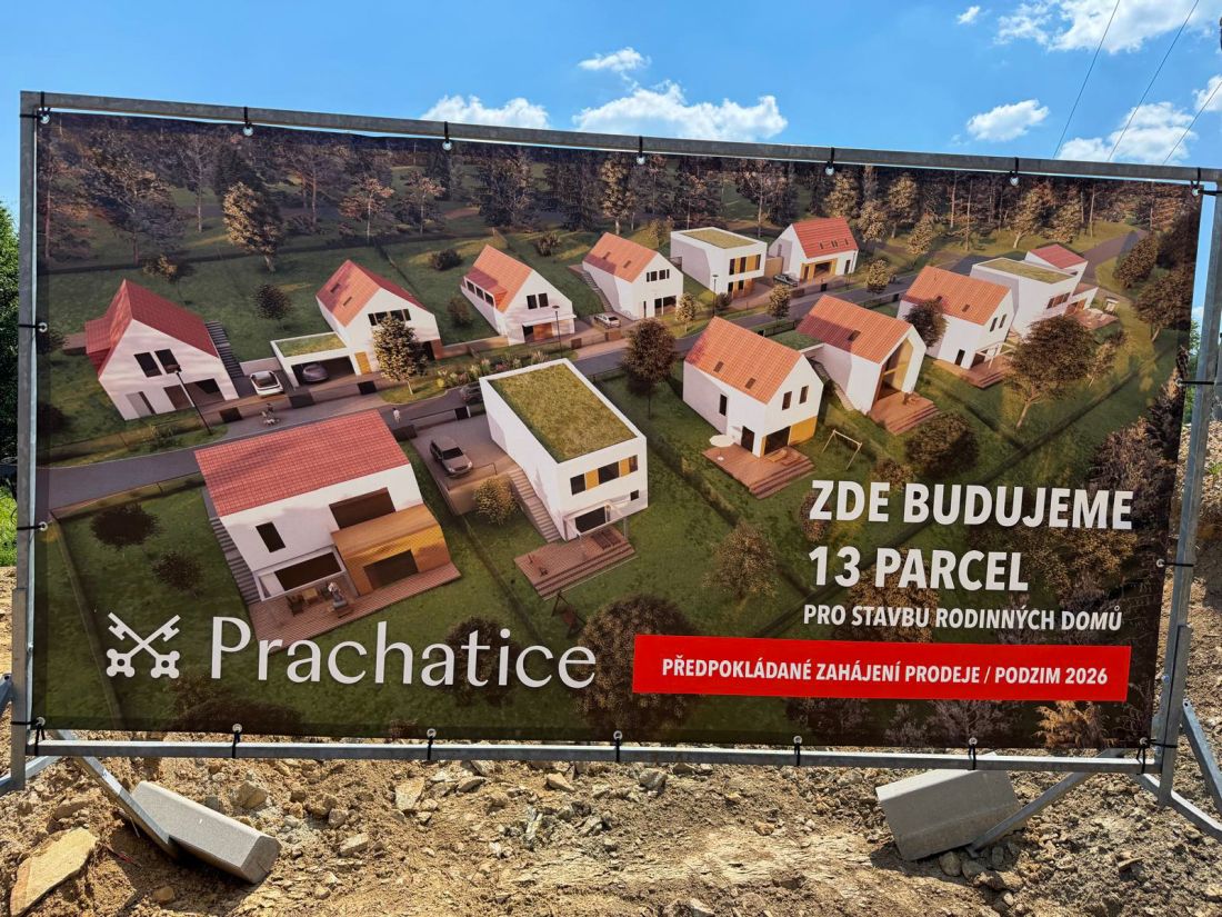 Výstavba infrastruktury pro nové stavební parcely